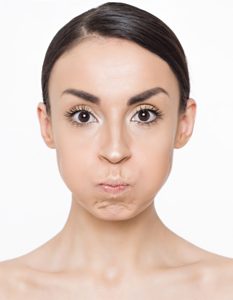 Face yoga posture