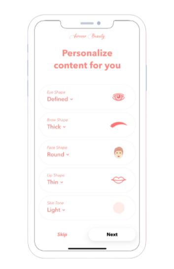 Personalize content for you