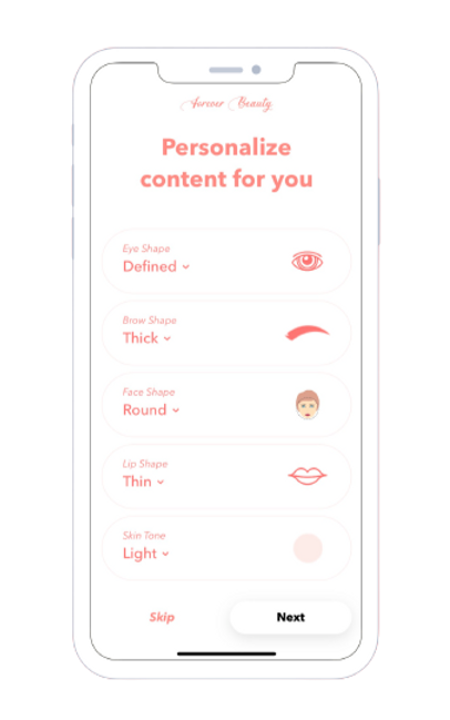 Personalize content for you
