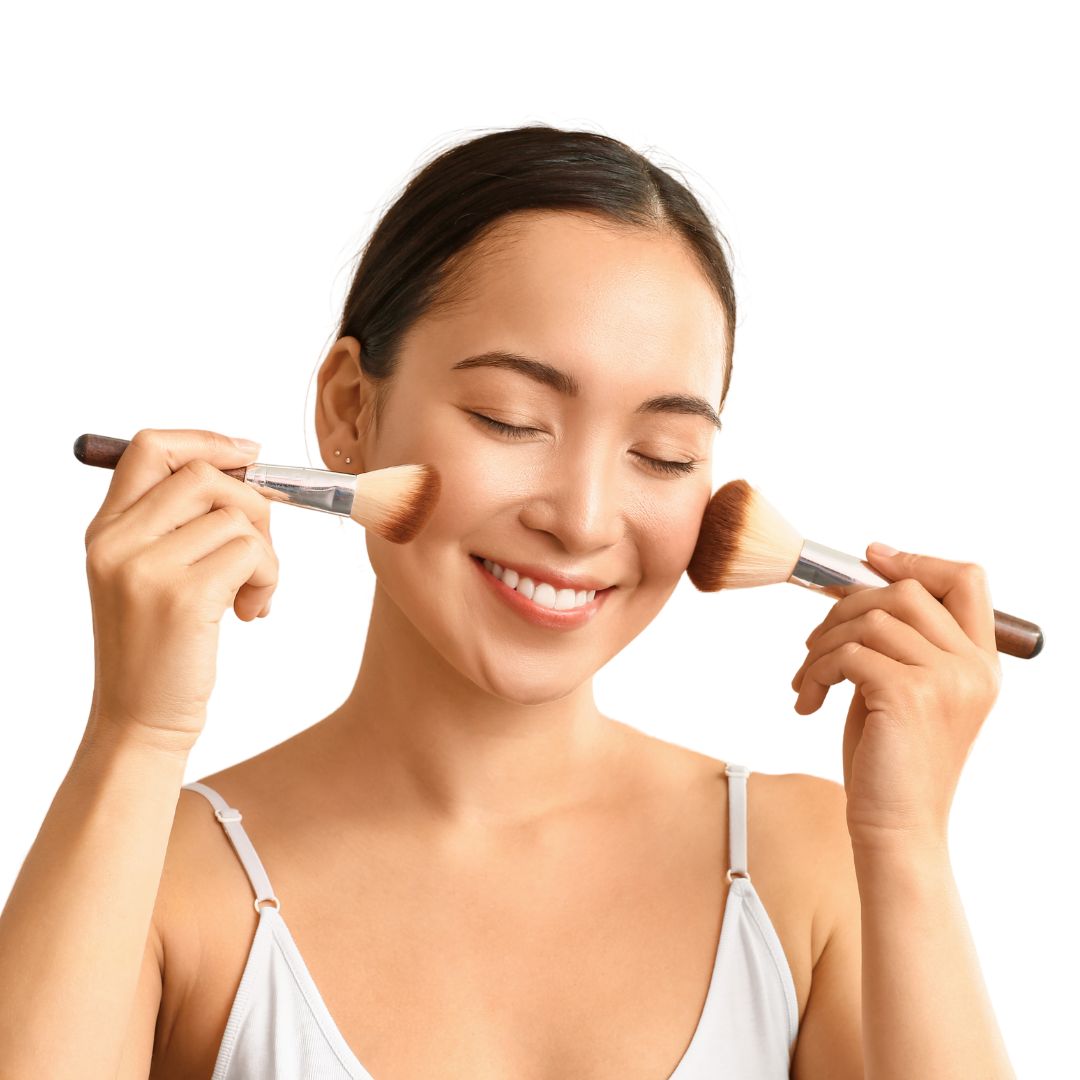 Droopy cheeks  makeup