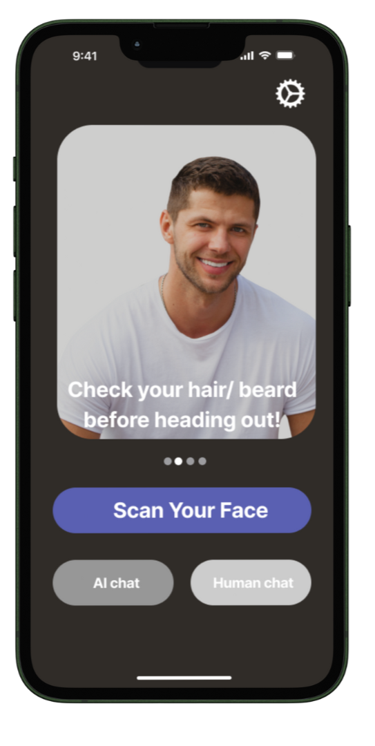 MirrorMate App for Men Skincare