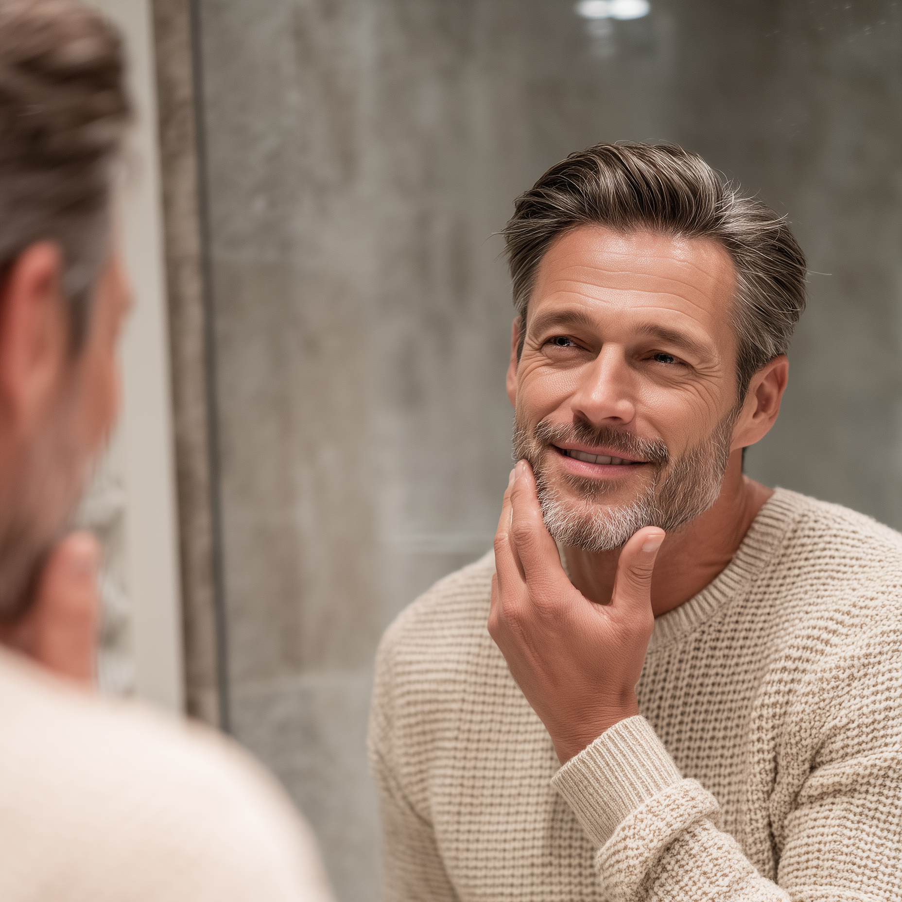 Quick Grey Hair Touch-Up Before You Go Out