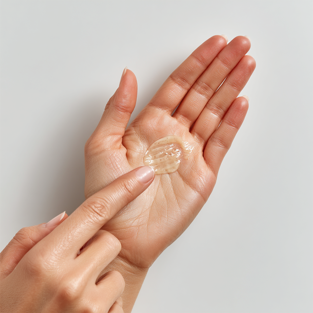 Clear gel moisturizer texture ideal for oily and sensitive skin types