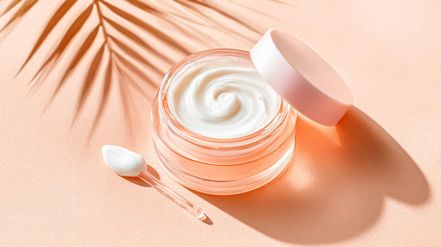 Oil-free moisturizer cream container suitable for oily and acne-prone skin