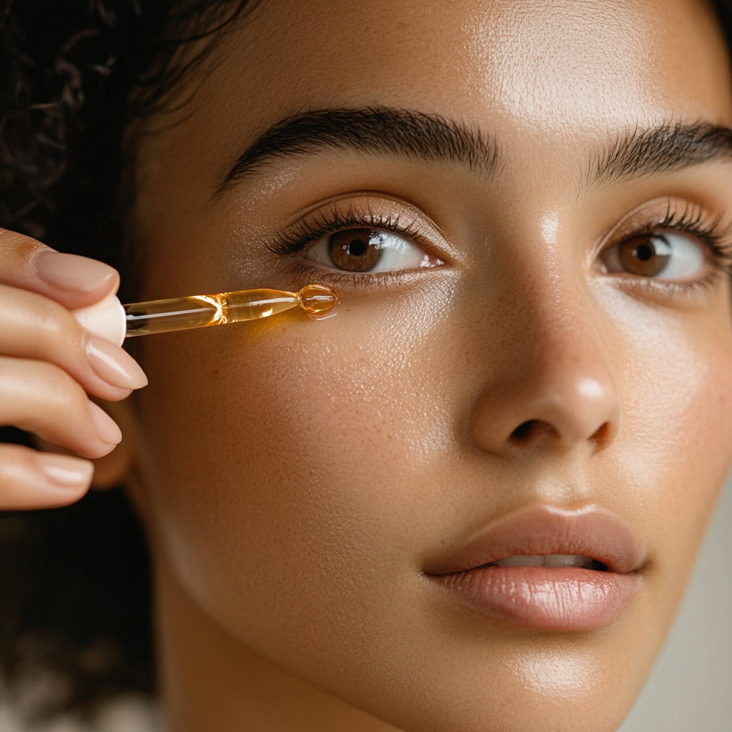 Hydrating eye cream for dark circles and under-eye puffiness.